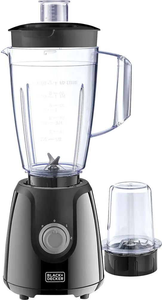 خلاط كهربائي بلاك اند ديكر 400 وات، 1.5 لتر، اسود، موديل BX430J