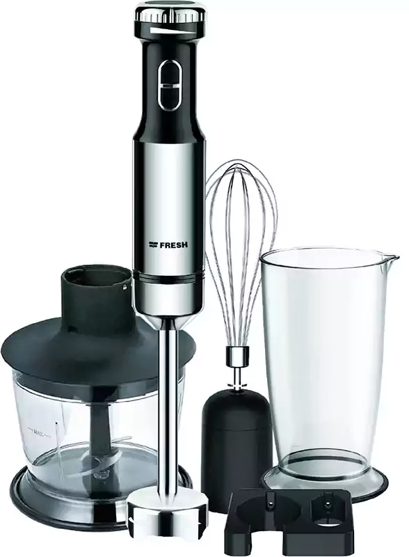 هاند بليندر فريش، 800 وات، 700 مل، مزود بمضرب بيض وكبة، أسود، HB-800FO