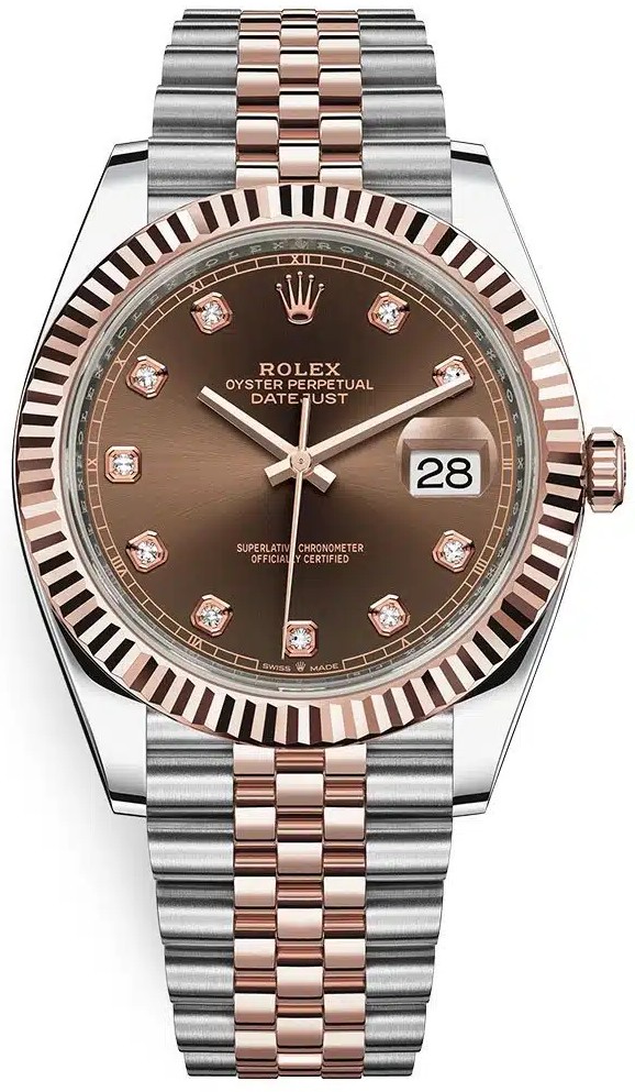 ROLEX Datejust SUPER CLONE WITH SWIZZ MACHINE -6