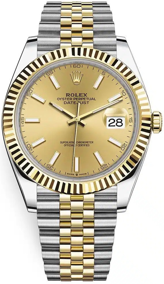 ROLEX Datejust SUPER CLONE WITH SWIZZ MACHINE -16