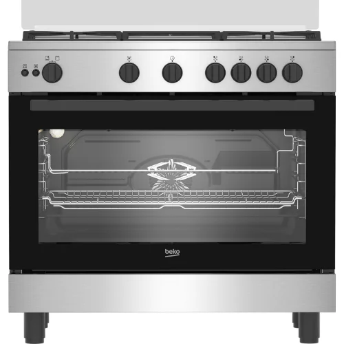 [بوتاجاز بيكو، بوتجاز 5 شعله، 90 سم، امان تام، حوامل زهر، اشعال ذاتي، مروحتين تبريد وتوزيع، استانلس ستيل، BGGR 11125 GB] بوتاجاز بيكو، بوتجاز 5 شعله، 90 سم، امان تام، حوامل زهر، اشعال ذاتي، مروحتين تبريد وتوزيع، استانلس ستيل، BGGR 11125 GB