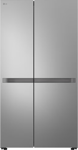 [ثلاجه ال جي، ثلاجة بابين، نوفروست سايد باي سايد، سعة 664 لتر، انفرتر، فضي،GC-B257KLJW] ثلاجه ال جي، ثلاجة بابين، نوفروست سايد باي سايد، سعة 664 لتر، انفرتر، فضي،GC-B257KLJW