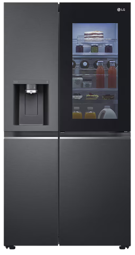 [ثلاجه ال جي انستا فيو نوفروست، 623 لتر، 3 باب، ديسبينسر، تكنولوجيا الأنفرتر، صانع الثلج، أسود، GC-X257CQEW] ثلاجه ال جي انستا فيو نوفروست، 623 لتر، 3 باب، ديسبينسر، تكنولوجيا الأنفرتر، صانع الثلج، أسود، GC-X257CQEW