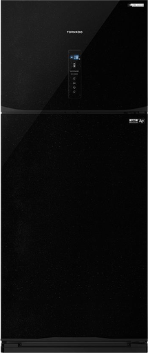 [ثلاجه تورنيدو، ثلاجة بابين، نوفروست، 396 لتر، انفرتر، شاشة ديجيتال led، أسود، RF-480ATV-BK] ثلاجه تورنيدو، ثلاجة بابين، نوفروست، 396 لتر، انفرتر، شاشة ديجيتال led، أسود، RF-480ATV-BK