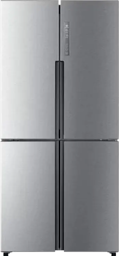 [ثلاجة هاير نوفروست، 502 لتر، 4 باب، انفرتر، شاشة ديجيتال، فضي ايونكس، HRF-550TDPD] ثلاجة هاير نوفروست، 502 لتر، 4 باب، انفرتر، شاشة ديجيتال، فضي ايونكس، HRF-550TDPD