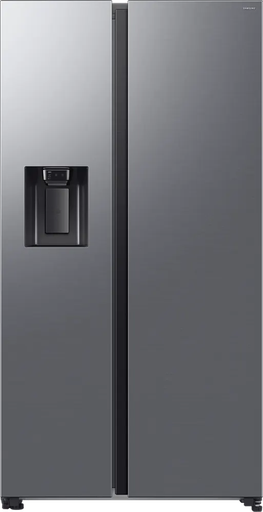 [ثلاجه سامسونج سايد باي سايد Bespoke AI نوفروست، سعة 640 لتر، انفرتر، بحنفية، واي فاي، صانع ثلج تلقائي، اللون اينوكس، RS70F64KAT-MR] ثلاجه سامسونج سايد باي سايد Bespoke AI نوفروست، سعة 640 لتر، انفرتر، بحنفية، واي فاي، صانع ثلج تلقائي، اللون اينوكس، RS70F64KAT-MR
