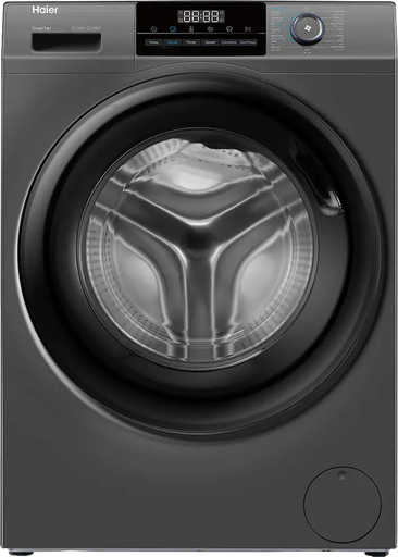 [غسالة هاير فول اوتوماتيك تحميل امامي ، 8 كيلو ، 1400 لفة ، انفرتر ، شاشة ديجيتال ، سيلفر ، HW80-BP14929AS6] غسالة هاير فول اوتوماتيك تحميل امامي ، 8 كيلو ، 1400 لفة ، انفرتر ، شاشة ديجيتال ، سيلفر ، HW80-BP14929AS6