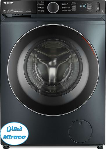 [غسالة ملابس فول اوتوماتيك توشيبا تحميل أمامي ، سعة تحميل 9 كجم ، شاشة ديجيتال ، انفرتر ، واي فاي ، رمادى ، TW-BK100GF4EG (MK) ( بضمان ميراكو )] غسالة ملابس فول اوتوماتيك توشيبا تحميل أمامي ، سعة تحميل 9 كجم ، شاشة ديجيتال ، انفرتر ، واي فاي ، رمادى ، TW-BK100GF4EG (MK) ( بضمان ميراكو )