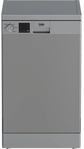 [غساله اطباق بيكو 10 افراد، 45 سم، 5 برامج، شاشة ديجيتال، فضي، DVS05020S] غساله اطباق بيكو 10 افراد، 45 سم، 5 برامج، شاشة ديجيتال، فضي، DVS05020S
