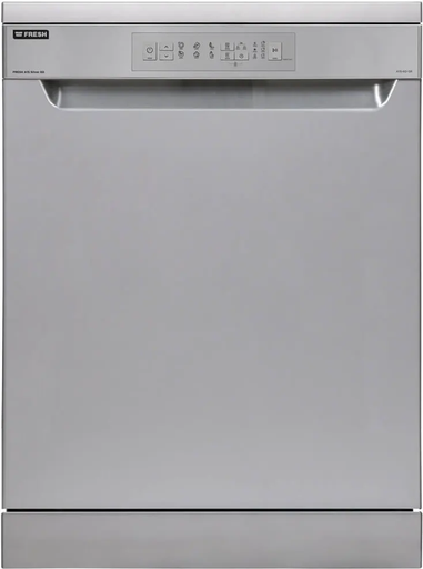 [غسالة أطباق فريش 12 فرد، 6 برامج، 60 سم، فضي، A15-60-SR] غسالة أطباق فريش 12 فرد، 6 برامج، 60 سم، فضي، A15-60-SR