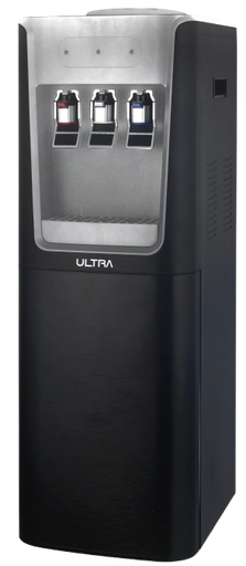 [مبرد مياه الترا، 3 حنفية ( بارد - ساخن - فاتر)، تحميل علوي، بحافظة، أسود، UWD3CBGE] مبرد مياه الترا، 3 حنفية ( بارد - ساخن - فاتر)، تحميل علوي، بحافظة، أسود، UWD3CBGE