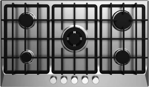 [بوتاجاز مسطح بلت ان فريش، 90 سم، 5 شعلة غاز، فضي، HAFR90CMSC1] بوتاجاز مسطح بلت ان فريش، 90 سم، 5 شعلة غاز، فضي، HAFR90CMSC1