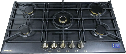 [بوتاجاز بلت ان فريش مسطح روستيك ، 90 سم، 5 شعلة غاز، أسود ، 9613] بوتاجاز بلت ان فريش مسطح روستيك ، 90 سم، 5 شعلة غاز، أسود ، 9613