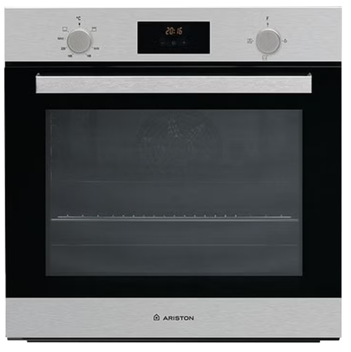 [فرن بلت ان اريستون ، مقاس 60 سم ، 61 لتر ، غاز ، شاشة ديجيتال ، مزود بشواية ، سيلفر ، GS33Y430IXA] فرن بلت ان اريستون ، مقاس 60 سم ، 61 لتر ، غاز ، شاشة ديجيتال ، مزود بشواية ، سيلفر ، GS33Y430IXA
