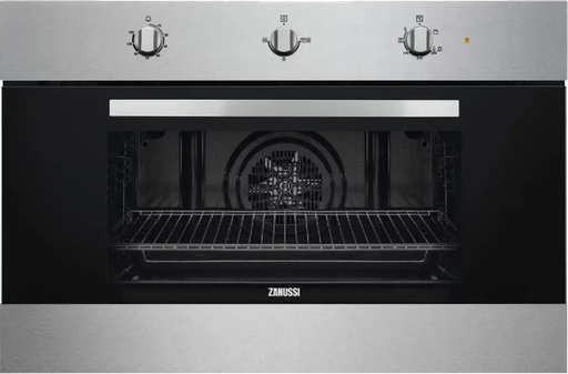 [فرن بلت ان زانوسي، 90 سم، 74 لتر، غاز، امان كامل، 2 مروحة، شواية، أسود×فضي ،ZOG9991X] فرن بلت ان زانوسي، 90 سم، 74 لتر، غاز، امان كامل، 2 مروحة، شواية، أسود×فضي ،ZOG9991X
