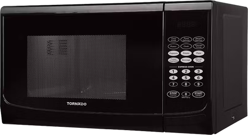[ميكروويف تورنيدو سولو ، 28 لتر ، 900 وات ، شاشة ديجيتال ، اسود ، TMD-28S-BK] ميكروويف تورنيدو سولو ، 28 لتر ، 900 وات ، شاشة ديجيتال ، اسود ، TMD-28S-BK