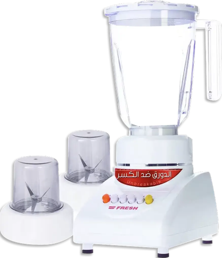 [خلاط كهربائي فريش صلصة ، 360 وات، 1.5 لتر، مطحنة، أبيض] خلاط كهربائي فريش صلصة ، 360 وات، 1.5 لتر، مطحنة، أبيض