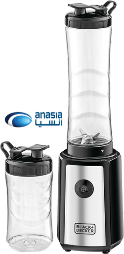 [خلاط كهربائي بلاك اند ديكر رياضى سموزي 300 وات، 550 ملي، اسود، موديل SBX300] خلاط كهربائي بلاك اند ديكر رياضى سموزي 300 وات، 550 ملي، اسود، موديل SBX300