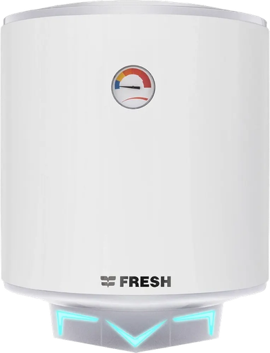 [سخان مياه كهرباء فريش ريلاكس ليد، 30 لتر، مؤشر حرارة، حماية من التسخين الزائد، أبيض] سخان مياه كهرباء فريش ريلاكس ليد، 30 لتر، مؤشر حرارة، حماية من التسخين الزائد، أبيض