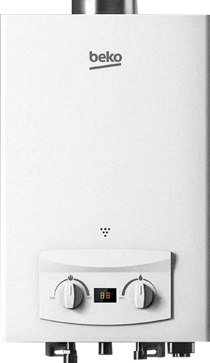 [سخان مياه غاز بيكو 6 لتر، شاشة ديجيتال، غاز طبيعي، ادابتور، ابيض ، BGWH 6LW] سخان مياه غاز بيكو 6 لتر، شاشة ديجيتال، غاز طبيعي، ادابتور، ابيض ، BGWH 6LW