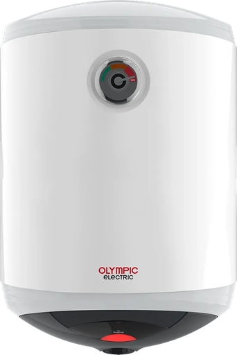 [سخان مياه كهرباء اولمبيك هيرو 50 لتر، مؤشر، أبيض] سخان مياه كهرباء اولمبيك هيرو 50 لتر، مؤشر، أبيض