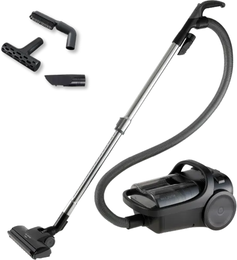 [مكنسة كهربائية من باناسونيك بدون كيس، 2000 واط، سعة حاوية الغبار 2.2 لتر، فلتر قابل للغسل، صناعة ماليزية، لون أسود، MC-CL605 (مع ضمان بغداد بي تي سي)] مكنسة كهربائية من باناسونيك بدون كيس، 2000 واط، سعة حاوية الغبار 2.2 لتر، فلتر قابل للغسل، صناعة ماليزية، لون أسود، MC-CL605 (مع ضمان بغداد بي تي سي)