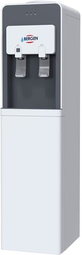 [بيرجن مبرد مياه 2 حنفية لون أبيض ورمادي غامق BY 509 Dark] بيرجن مبرد مياه 2 حنفية لون أبيض ورمادي غامق BY 509 Dark