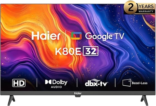 [شاشة تليفزيون هاير 32 بوصة، سمارت ، واي فاي، ليد، جوجل تي في، موديل H32K80E
] شاشة تليفزيون هاير 32 بوصة، سمارت ، واي فاي، ليد، جوجل تي في، موديل H32K80E
