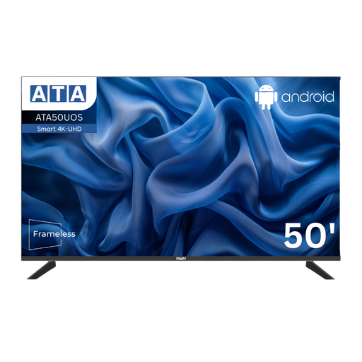 [شاشة ايه تي ايه 4K UHD سمارت 50 بوصة بدون فريم – ATA50UOS
] شاشة ايه تي ايه 4K UHD سمارت 50 بوصة بدون فريم – ATA50UOS
