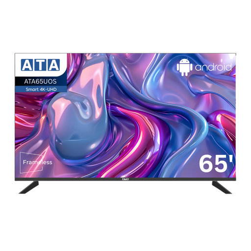 [شاشة ايه تي ايه 4K UHD سمارت 65 بوصة بدون فريم – ATA65UOS
] شاشة ايه تي ايه 4K UHD سمارت 65 بوصة بدون فريم – ATA65UOS
