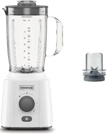 [خلاط كينود 650 وات بالمبشرة ب 3 سرعات( واحدمطحنة ) BLP41COWH] خلاط كينود 650 وات بالمبشرة ب 3 سرعات( واحدمطحنة ) BLP41COWH