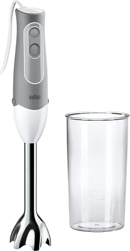 [هاند بلندر براون مالتي كويك 5 ، بقدرة 500 وات، وعاء 600 ملي، أبيض، موديل MQ500] هاند بلندر براون مالتي كويك 5 ، بقدرة 500 وات، وعاء 600 ملي، أبيض، موديل MQ500