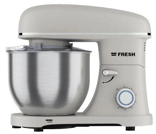 [عجان فريش ستاند ، 1900 وات ، 8 لتر ، 6 سرعات + تربو ، بيج ، FSM-1900-BG] عجان فريش ستاند ، 1900 وات ، 8 لتر ، 6 سرعات + تربو ، بيج ، FSM-1900-BG