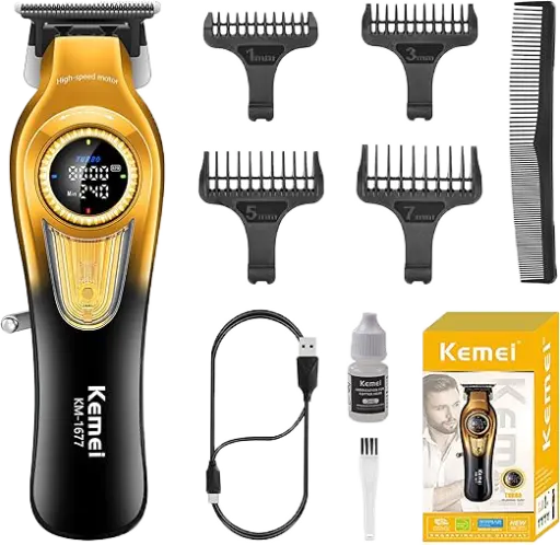 [ماكينة حلاقة كهربائية كيمي للرجال ، لقص الشعر ، شاشة LED ، قابلة لإعادة الشحن ، type-c ، هيكل معدني ، اسود * ذهبي، KM-1677
] ماكينة حلاقة كهربائية كيمي للرجال ، لقص الشعر ، شاشة LED ، قابلة لإعادة الشحن ، type-c ، هيكل معدني ، اسود * ذهبي، KM-1677
