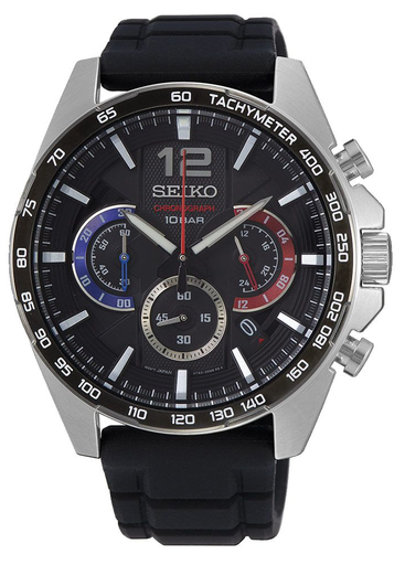 [SSB347P1] SSB347P1 ساعة سايكو رابر مينا اسود رجالي