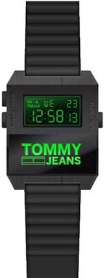 [1791675] ساعة تومي رابر أسود مينا أسود*أخضر 1791675