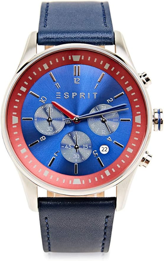 [es1g209l0025] blue leather blue dail