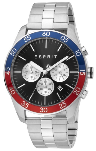 [ES1G204M0085] ES1G204M0085 ساعة اسبريت معدن مينا أسود  رجالي