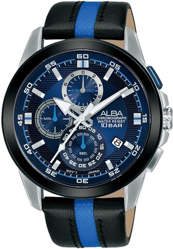 [AM3731x1] AM3731x1 black blue brown leather رجالي