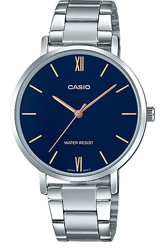 [LTP-VT01D-2BUDF] ساعة كاسيو حريمي LTP-VT01D-2BUDF