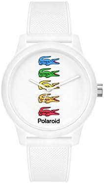 [2011130] 2011130 ساعة لاكوست رابر أبيض