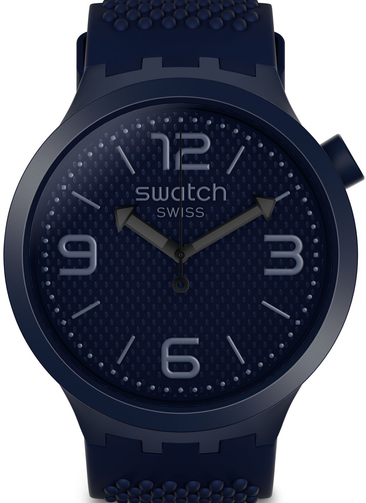 [SO27N100] SO27N100 ساعة سواتش رابر أزرق رجالي