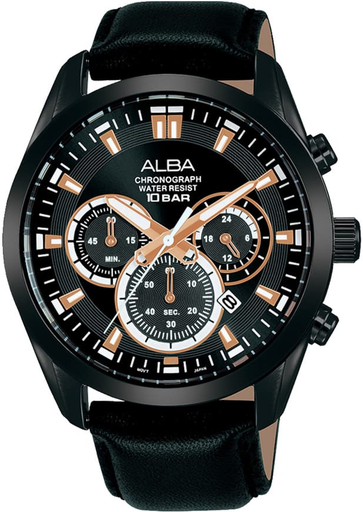 [AT3H69X1] AT3H69X1 ALBA WATCH MEN'S Leather ACTIVE