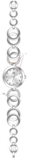 [R2037-SS] R2037-SS ساعة داش ريس