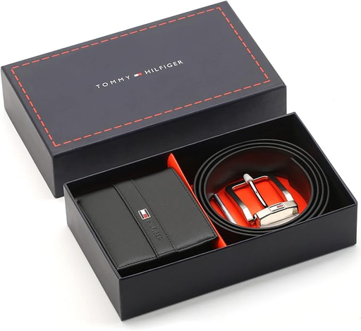 [Tommy Hilfiger Set of Wallet and Belt-1] Tommy Hilfiger Set of Wallet and Belt-1