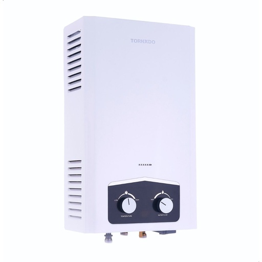 [سخان مياه غاز تورنيدو، 10 لتر، ابيض - GH-MP10N-A] سخان مياه غاز تورنيدو، 10 لتر، ابيض - GH-MP10N-A 