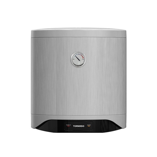 [سخان مياه كهرباء تورنيدو، 30 لتر، فضي - TEEE-30MS] سخان مياه كهرباء تورنيدو، 30 لتر، فضي - TEEE-30MS 