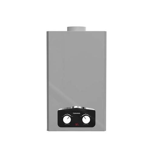 [سخان مياه غاز تورنيدو، 10 لتر، فضي - GHM-MP10N-S] سخان مياه غاز تورنيدو، 10 لتر، فضي - GHM-MP10N-S 