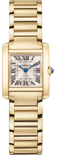 [Wcartier Tank Française watch in 18K yellow gold with a small model quartz movement-5] Wcartier Tank Française watch in 18K yellow gold with a small model quartz movement-5