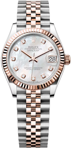 [Rolex Lady-Datejust with a two-tone Everose gold -45] Rolex Lady-Datejust with a two-tone Everose gold -45